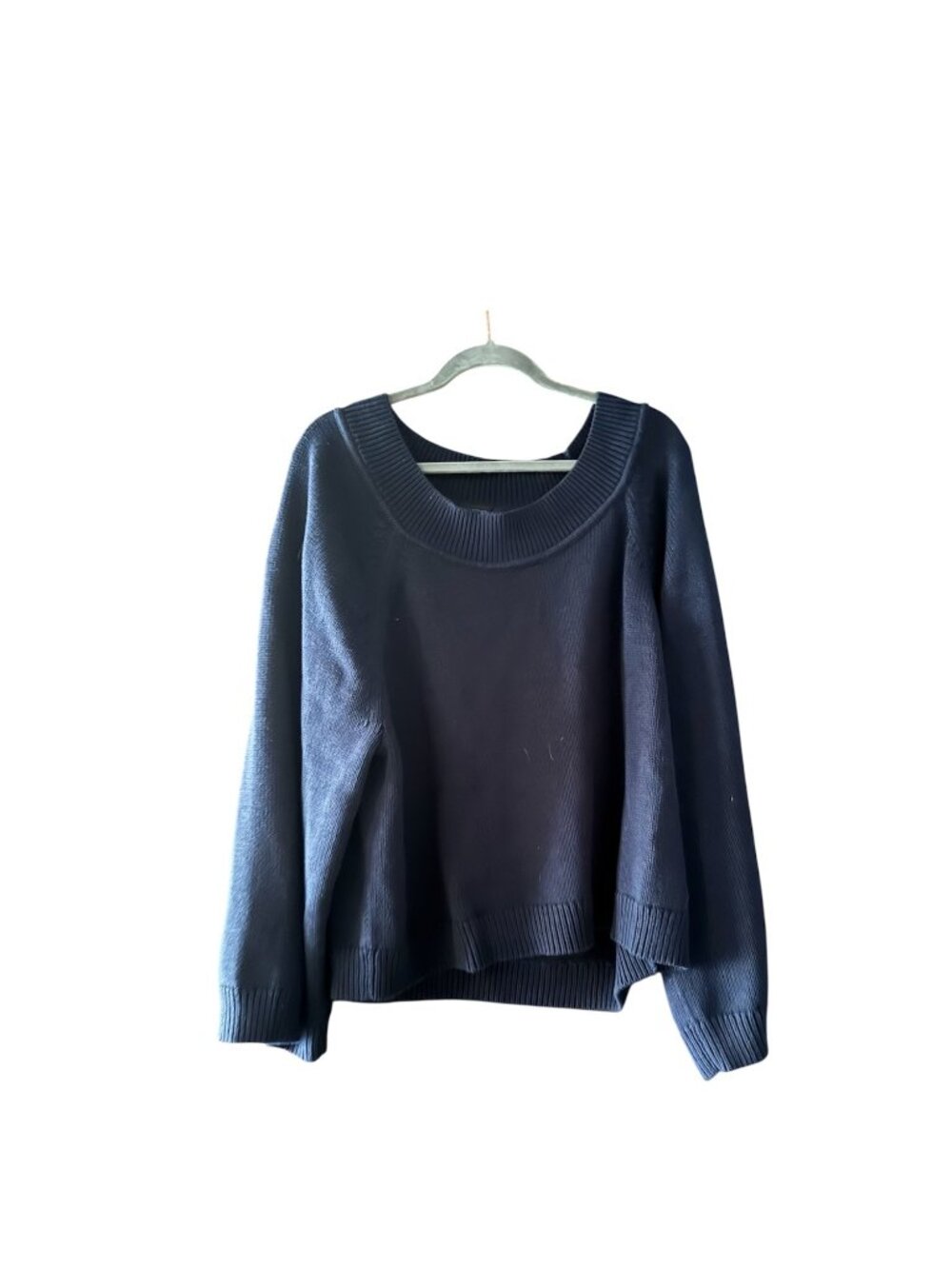 J.Crew Navy Knit Sweater — Size XL — NWT